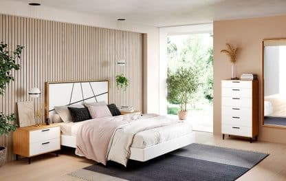 מיטה זוגית גיאומטרית 02 SIERRA