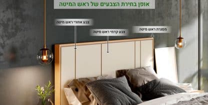 אופן בחירת הצבעים בראש מיטה
