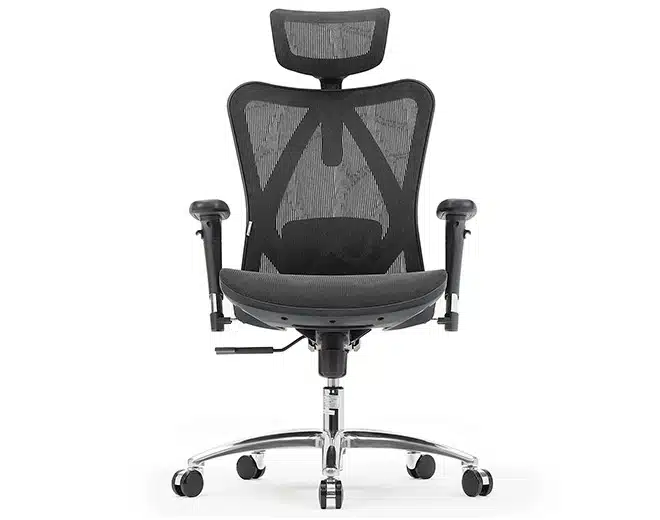 כיסא משרדי ארגונומי ואורטופדי דגם M-57 BLACK